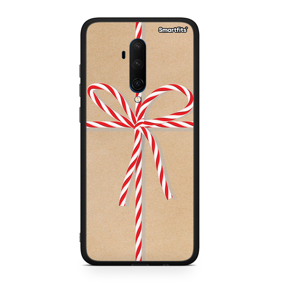 OnePlus 7T Pro Christmas Gift θήκη από τη Smartfits με σχέδιο στο πίσω μέρος και μαύρο περίβλημα | Smartphone case with colorful back and black bezels by Smartfits