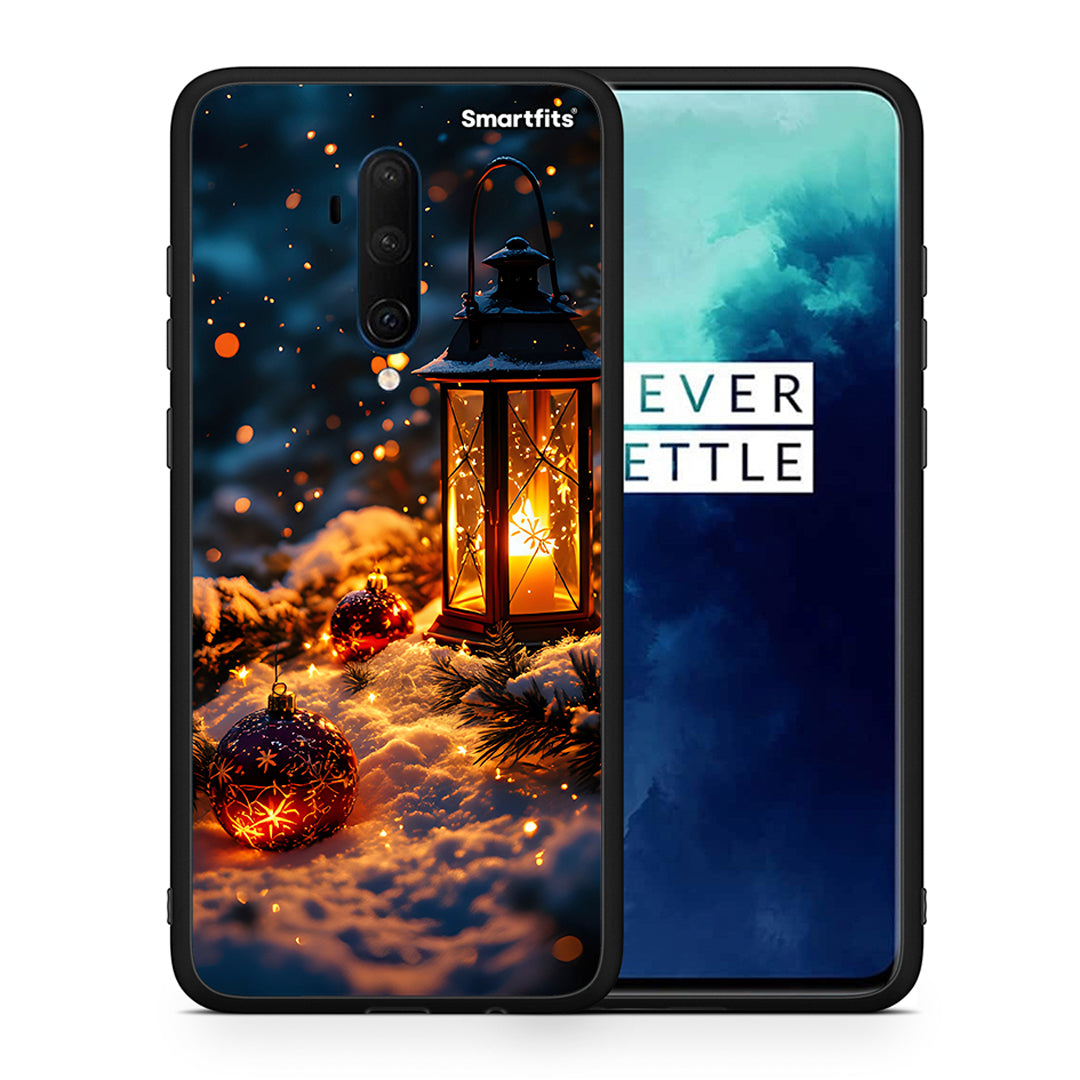 Θήκη OnePlus 7T Pro Christmas Ornaments από τη Smartfits με σχέδιο στο πίσω μέρος και μαύρο περίβλημα | OnePlus 7T Pro Christmas Ornaments case with colorful back and black bezels