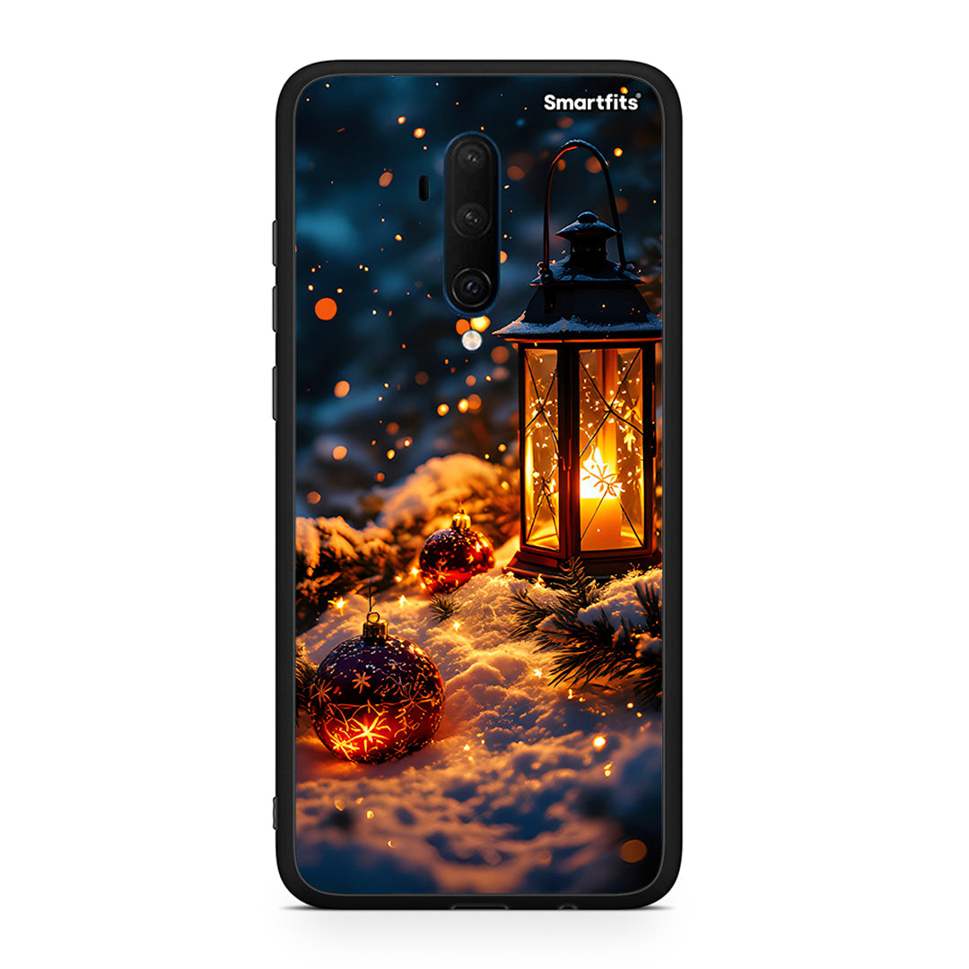 OnePlus 7T Pro Christmas Ornaments θήκη από τη Smartfits με σχέδιο στο πίσω μέρος και μαύρο περίβλημα | Smartphone case with colorful back and black bezels by Smartfits