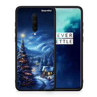 Thumbnail for Θήκη OnePlus 7T Pro Christmas Scenery από τη Smartfits με σχέδιο στο πίσω μέρος και μαύρο περίβλημα | OnePlus 7T Pro Christmas Scenery case with colorful back and black bezels