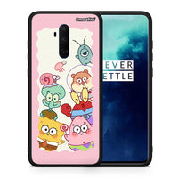 Thumbnail for Θήκη OnePlus 7T Pro Cute Companion από τη Smartfits με σχέδιο στο πίσω μέρος και μαύρο περίβλημα | OnePlus 7T Pro Cute Companion case with colorful back and black bezels