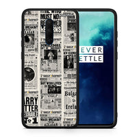 Thumbnail for Θήκη OnePlus 7T Pro Harry Paper από τη Smartfits με σχέδιο στο πίσω μέρος και μαύρο περίβλημα | OnePlus 7T Pro Harry Paper case with colorful back and black bezels