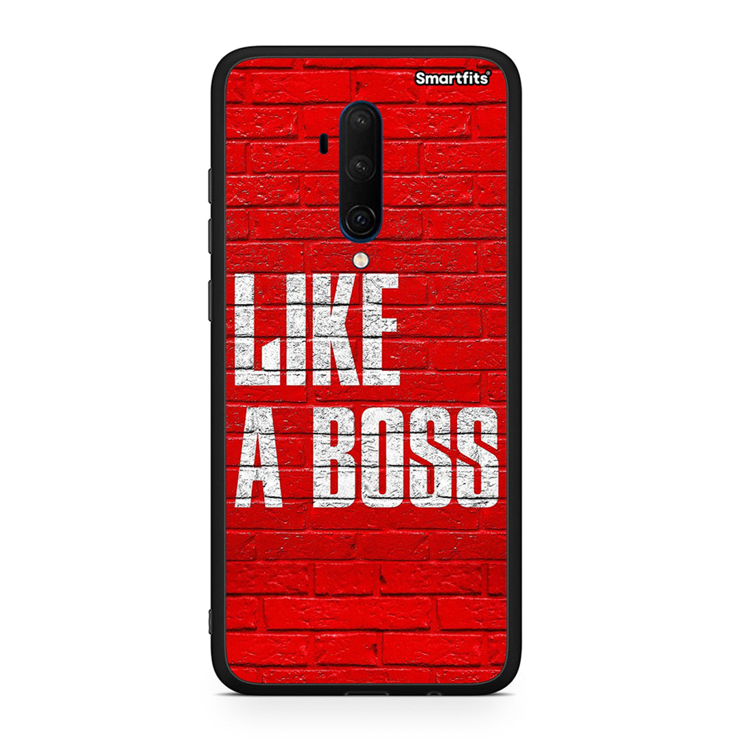 OnePlus 7T Pro Like A Boss θήκη από τη Smartfits με σχέδιο στο πίσω μέρος και μαύρο περίβλημα | Smartphone case with colorful back and black bezels by Smartfits