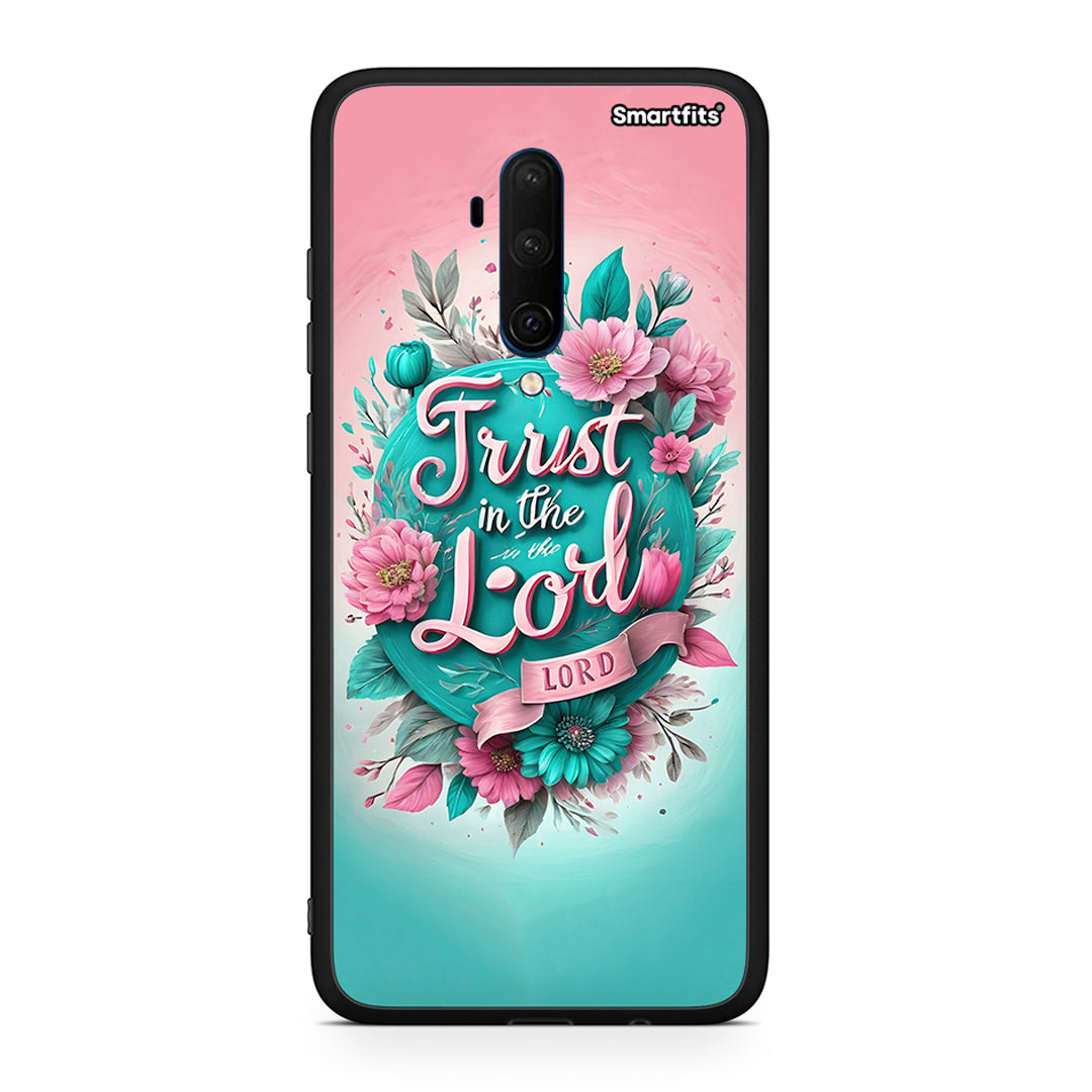 OnePlus 7T Pro Lord Trust θήκη από τη Smartfits με σχέδιο στο πίσω μέρος και μαύρο περίβλημα | Smartphone case with colorful back and black bezels by Smartfits