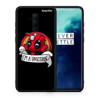 Thumbnail for Θήκη OnePlus 7T Pro Unicorn Deadpool από τη Smartfits με σχέδιο στο πίσω μέρος και μαύρο περίβλημα | OnePlus 7T Pro Unicorn Deadpool case with colorful back and black bezels