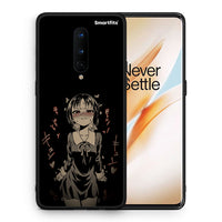 Thumbnail for Θήκη OnePlus 8 Anime Girl από τη Smartfits με σχέδιο στο πίσω μέρος και μαύρο περίβλημα | OnePlus 8 Anime Girl case with colorful back and black bezels