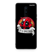 Thumbnail for OnePlus 8 Unicorn Deadpool θήκη από τη Smartfits με σχέδιο στο πίσω μέρος και μαύρο περίβλημα | Smartphone case with colorful back and black bezels by Smartfits