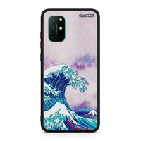 Thumbnail for OnePlus 8T Blue Waves θήκη από τη Smartfits με σχέδιο στο πίσω μέρος και μαύρο περίβλημα | Smartphone case with colorful back and black bezels by Smartfits