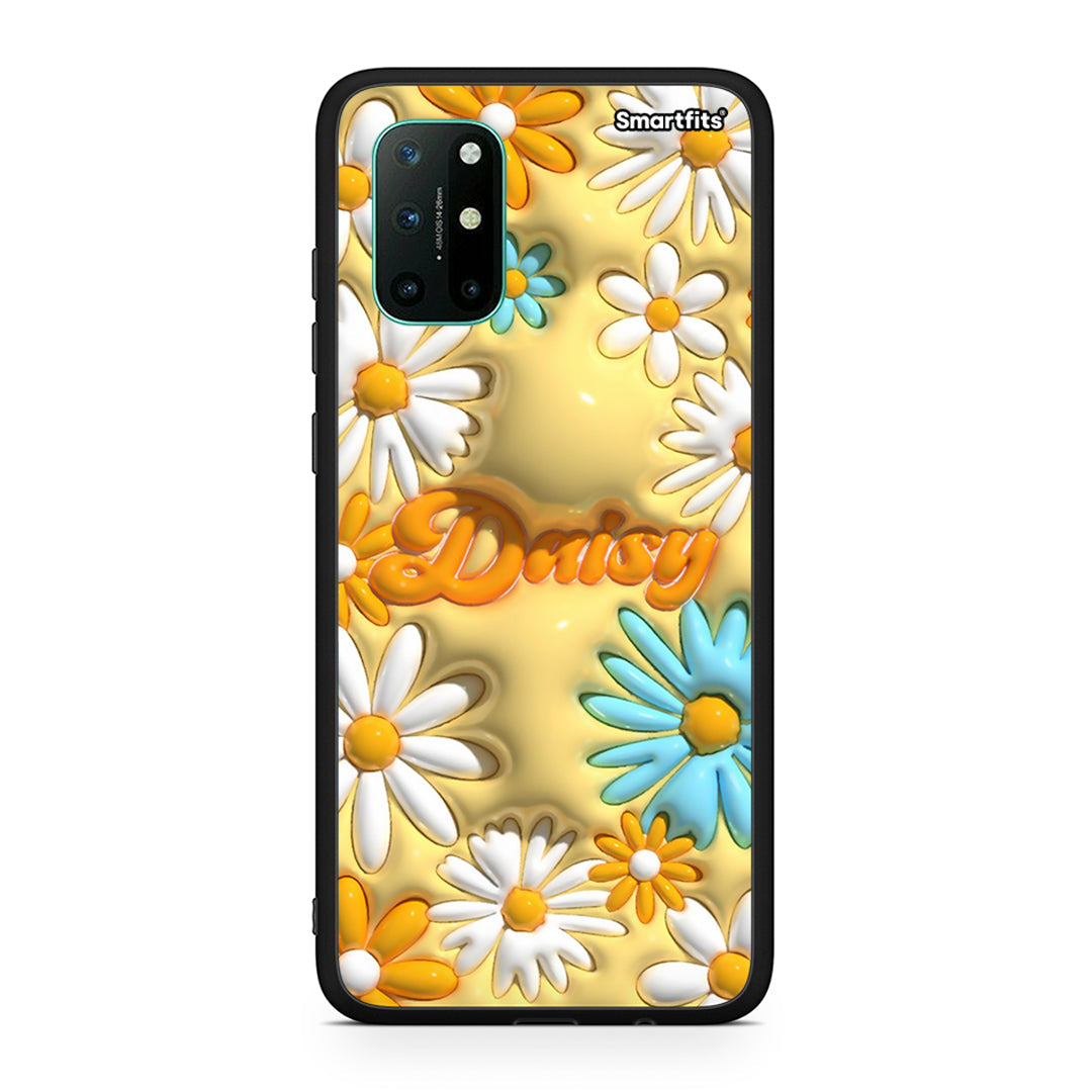 OnePlus 8T Bubble Daisies θήκη από τη Smartfits με σχέδιο στο πίσω μέρος και μαύρο περίβλημα | Smartphone case with colorful back and black bezels by Smartfits