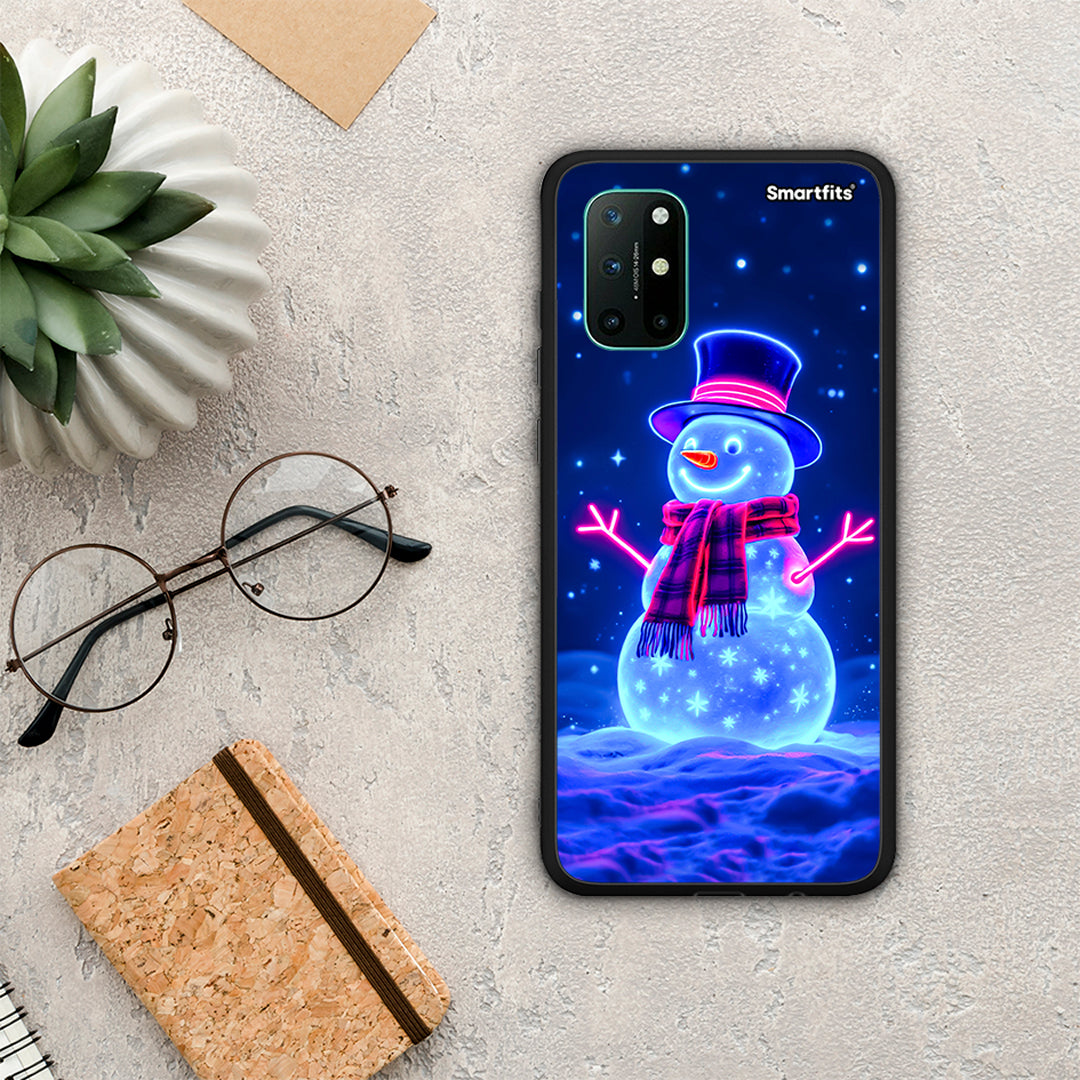 Christmas Neon Snowman - OnePlus 8T θήκη