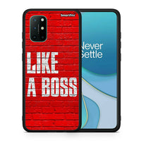 Thumbnail for Θήκη OnePlus 8T Like A Boss από τη Smartfits με σχέδιο στο πίσω μέρος και μαύρο περίβλημα | OnePlus 8T Like A Boss case with colorful back and black bezels