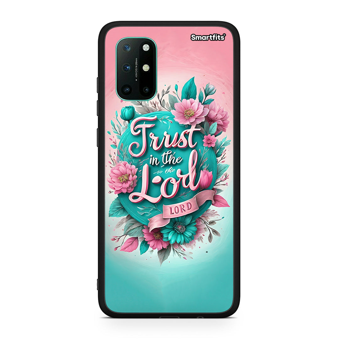 OnePlus 8T Lord Trust θήκη από τη Smartfits με σχέδιο στο πίσω μέρος και μαύρο περίβλημα | Smartphone case with colorful back and black bezels by Smartfits