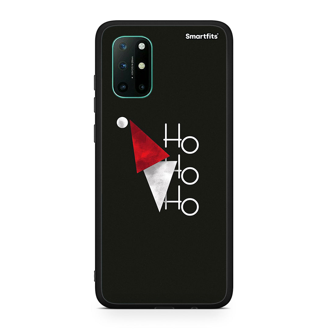 OnePlus 8T Minimal Christmas θήκη από τη Smartfits με σχέδιο στο πίσω μέρος και μαύρο περίβλημα | Smartphone case with colorful back and black bezels by Smartfits