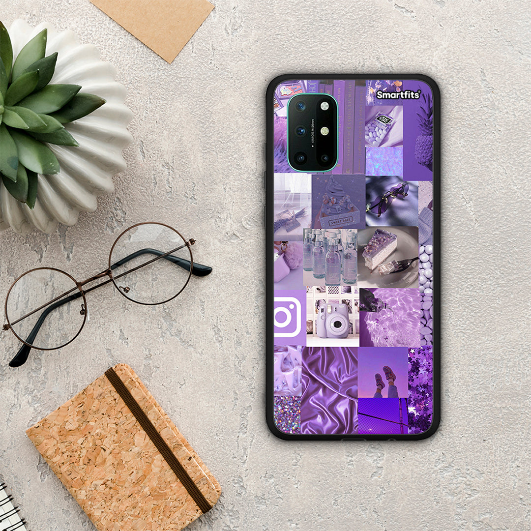 Purple Aesthetic Collage - OnePlus 8T θήκη