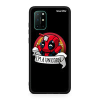 Thumbnail for OnePlus 8T Unicorn Deadpool θήκη από τη Smartfits με σχέδιο στο πίσω μέρος και μαύρο περίβλημα | Smartphone case with colorful back and black bezels by Smartfits