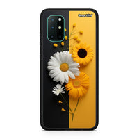 Thumbnail for OnePlus 8T Yellow Daisies θήκη από τη Smartfits με σχέδιο στο πίσω μέρος και μαύρο περίβλημα | Smartphone case with colorful back and black bezels by Smartfits