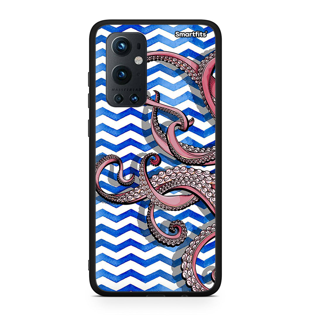 OnePlus 9 Pro Chevron Devilfish θήκη από τη Smartfits με σχέδιο στο πίσω μέρος και μαύρο περίβλημα | Smartphone case with colorful back and black bezels by Smartfits