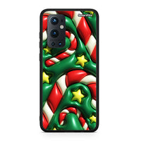 Thumbnail for OnePlus 9 Pro Christmas Bubbles θήκη από τη Smartfits με σχέδιο στο πίσω μέρος και μαύρο περίβλημα | Smartphone case with colorful back and black bezels by Smartfits