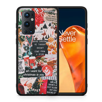 Thumbnail for Θήκη OnePlus 9 Pro Christmas Happiness από τη Smartfits με σχέδιο στο πίσω μέρος και μαύρο περίβλημα | OnePlus 9 Pro Christmas Happiness case with colorful back and black bezels