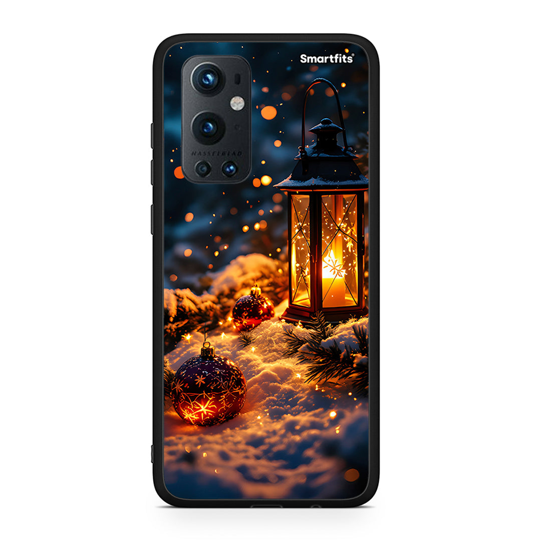 OnePlus 9 Pro Christmas Ornaments θήκη από τη Smartfits με σχέδιο στο πίσω μέρος και μαύρο περίβλημα | Smartphone case with colorful back and black bezels by Smartfits