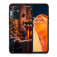 Thumbnail for Θήκη OnePlus 9 Pro Home For Christmas από τη Smartfits με σχέδιο στο πίσω μέρος και μαύρο περίβλημα | OnePlus 9 Pro Home For Christmas case with colorful back and black bezels