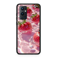 Thumbnail for OnePlus 9 Pro Juicy Strawberries θήκη από τη Smartfits με σχέδιο στο πίσω μέρος και μαύρο περίβλημα | Smartphone case with colorful back and black bezels by Smartfits