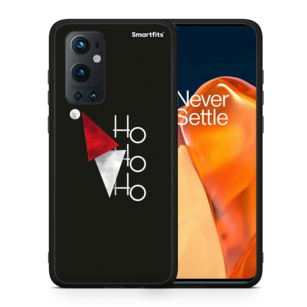 Θήκη OnePlus 9 Pro Minimal Christmas από τη Smartfits με σχέδιο στο πίσω μέρος και μαύρο περίβλημα | OnePlus 9 Pro Minimal Christmas case with colorful back and black bezels