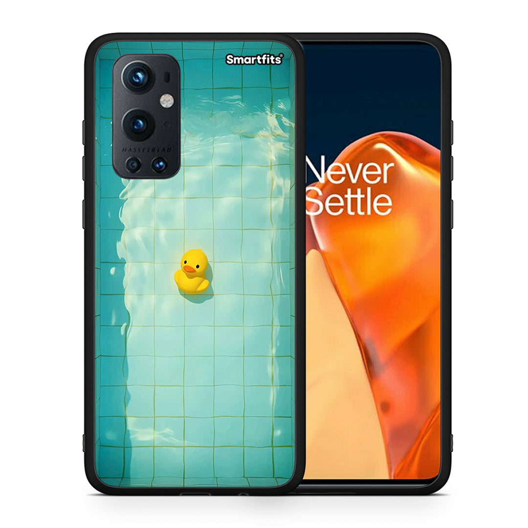 Θήκη OnePlus 9 Pro Yellow Duck από τη Smartfits με σχέδιο στο πίσω μέρος και μαύρο περίβλημα | OnePlus 9 Pro Yellow Duck case with colorful back and black bezels