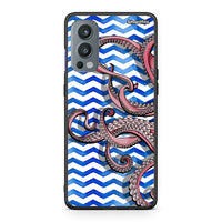 Thumbnail for OnePlus Nord 2 5G Chevron Devilfish θήκη από τη Smartfits με σχέδιο στο πίσω μέρος και μαύρο περίβλημα | Smartphone case with colorful back and black bezels by Smartfits