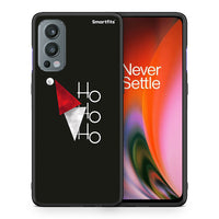 Thumbnail for Θήκη OnePlus Nord 2 5G Minimal Christmas από τη Smartfits με σχέδιο στο πίσω μέρος και μαύρο περίβλημα | OnePlus Nord 2 5G Minimal Christmas case with colorful back and black bezels