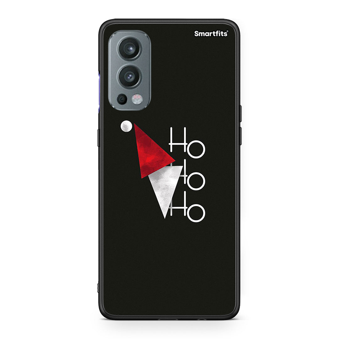 OnePlus Nord 2 5G Minimal Christmas θήκη από τη Smartfits με σχέδιο στο πίσω μέρος και μαύρο περίβλημα | Smartphone case with colorful back and black bezels by Smartfits