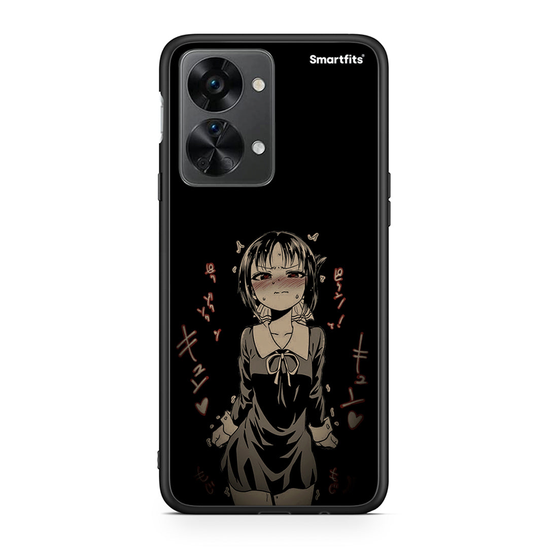 OnePlus Nord 2T Anime Girl θήκη από τη Smartfits με σχέδιο στο πίσω μέρος και μαύρο περίβλημα | Smartphone case with colorful back and black bezels by Smartfits