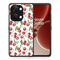 Thumbnail for Θήκη OnePlus Nord 3 Cherry Summer από τη Smartfits με σχέδιο στο πίσω μέρος και μαύρο περίβλημα | OnePlus Nord 3 Cherry Summer case with colorful back and black bezels