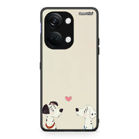 Thumbnail for OnePlus Nord 3 Dalmatians Love θήκη από τη Smartfits με σχέδιο στο πίσω μέρος και μαύρο περίβλημα | Smartphone case with colorful back and black bezels by Smartfits