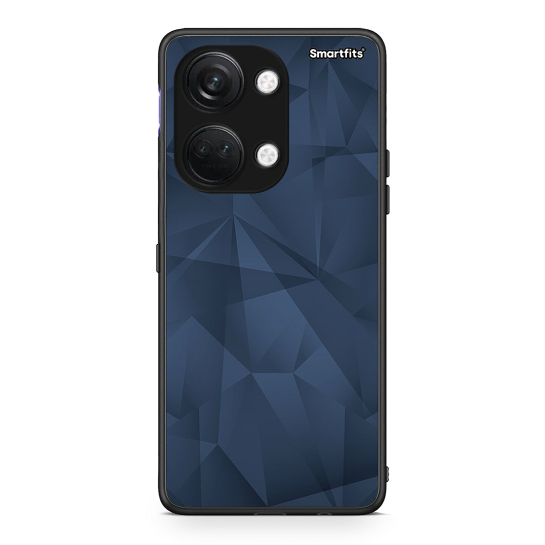 39 - OnePlus Nord 3 Blue Abstract Geometric case, cover, bumper