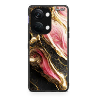 Thumbnail for OnePlus Nord 3 Glamorous Pink Marble θήκη από τη Smartfits με σχέδιο στο πίσω μέρος και μαύρο περίβλημα | Smartphone case with colorful back and black bezels by Smartfits
