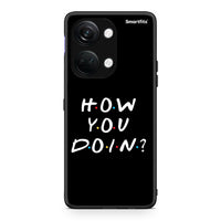 Thumbnail for OnePlus Nord 3 How You Doin θήκη από τη Smartfits με σχέδιο στο πίσω μέρος και μαύρο περίβλημα | Smartphone case with colorful back and black bezels by Smartfits