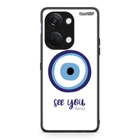 Thumbnail for OnePlus Nord 3 Karma Says θήκη από τη Smartfits με σχέδιο στο πίσω μέρος και μαύρο περίβλημα | Smartphone case with colorful back and black bezels by Smartfits