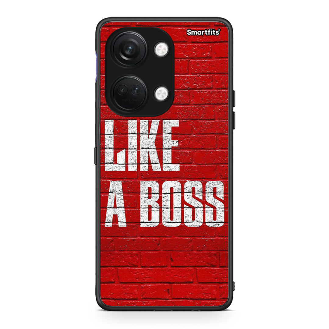 OnePlus Nord 3 Like A Boss θήκη από τη Smartfits με σχέδιο στο πίσω μέρος και μαύρο περίβλημα | Smartphone case with colorful back and black bezels by Smartfits