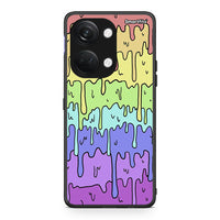 Thumbnail for OnePlus Nord 3 Melting Rainbow θήκη από τη Smartfits με σχέδιο στο πίσω μέρος και μαύρο περίβλημα | Smartphone case with colorful back and black bezels by Smartfits