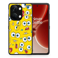 Thumbnail for Θήκη OnePlus Nord 3 Sponge PopArt από τη Smartfits με σχέδιο στο πίσω μέρος και μαύρο περίβλημα | OnePlus Nord 3 Sponge PopArt case with colorful back and black bezels