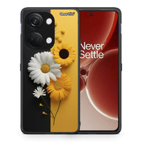 Thumbnail for Θήκη OnePlus Nord 3 Yellow Daisies από τη Smartfits με σχέδιο στο πίσω μέρος και μαύρο περίβλημα | OnePlus Nord 3 Yellow Daisies case with colorful back and black bezels