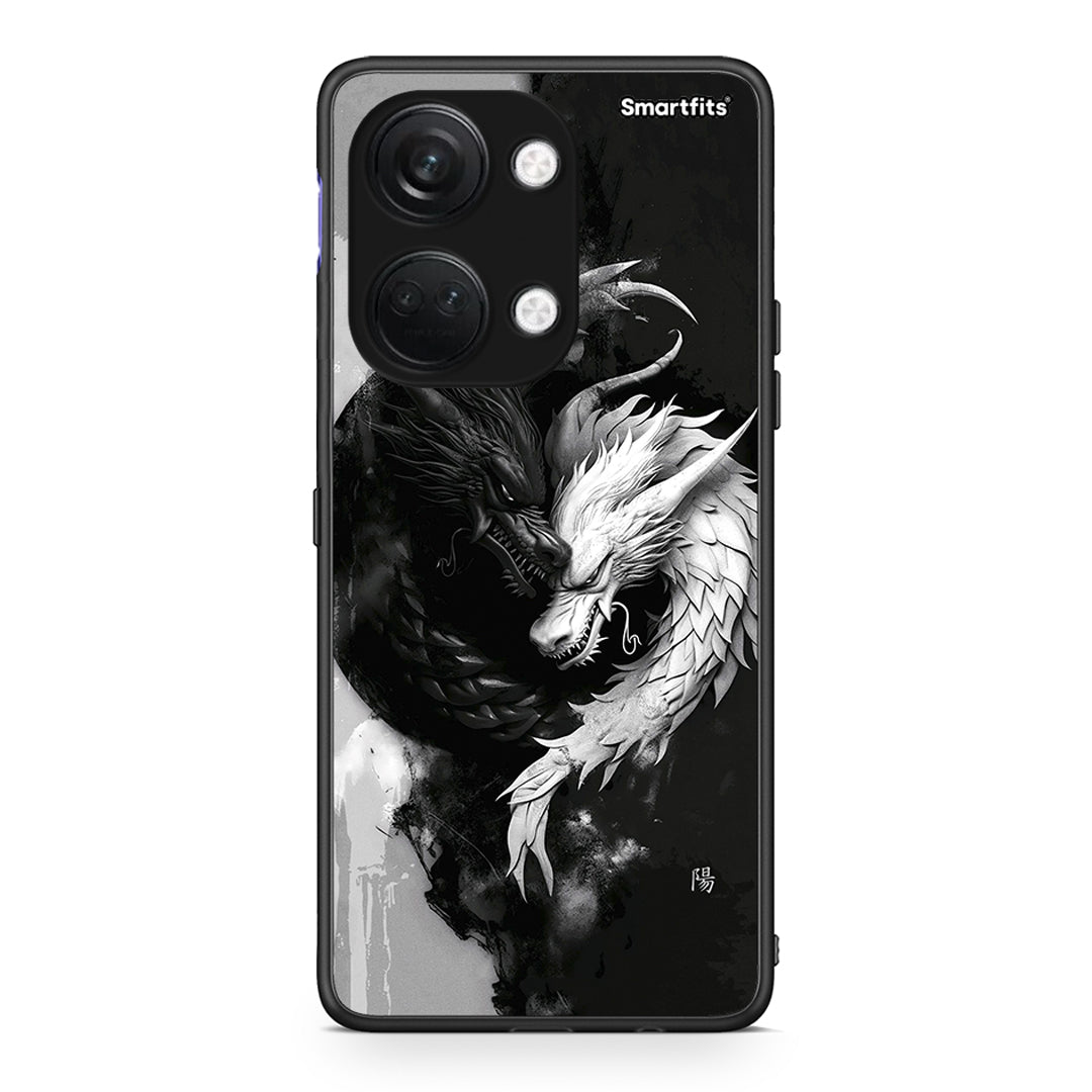 OnePlus Nord 3 Yin Yang Θήκη από τη Smartfits με σχέδιο στο πίσω μέρος και μαύρο περίβλημα | Smartphone case with colorful back and black bezels by Smartfits