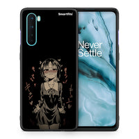 Thumbnail for Θήκη OnePlus Nord 5G Anime Girl από τη Smartfits με σχέδιο στο πίσω μέρος και μαύρο περίβλημα | OnePlus Nord 5G Anime Girl case with colorful back and black bezels