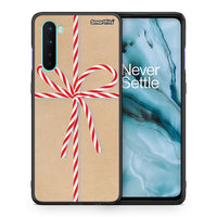 Thumbnail for Θήκη OnePlus Nord 5G Christmas Gift από τη Smartfits με σχέδιο στο πίσω μέρος και μαύρο περίβλημα | OnePlus Nord 5G Christmas Gift case with colorful back and black bezels