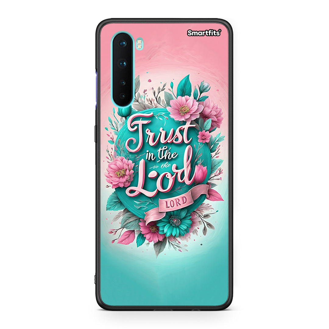 OnePlus Nord 5G Lord Trust θήκη από τη Smartfits με σχέδιο στο πίσω μέρος και μαύρο περίβλημα | Smartphone case with colorful back and black bezels by Smartfits