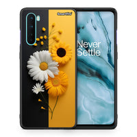 Thumbnail for Θήκη OnePlus Nord 5G Yellow Daisies από τη Smartfits με σχέδιο στο πίσω μέρος και μαύρο περίβλημα | OnePlus Nord 5G Yellow Daisies case with colorful back and black bezels