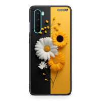 Thumbnail for OnePlus Nord 5G Yellow Daisies θήκη από τη Smartfits με σχέδιο στο πίσω μέρος και μαύρο περίβλημα | Smartphone case with colorful back and black bezels by Smartfits