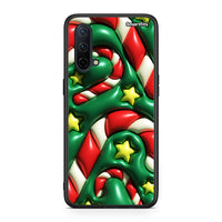 Thumbnail for OnePlus Nord CE 5G Christmas Bubbles θήκη από τη Smartfits με σχέδιο στο πίσω μέρος και μαύρο περίβλημα | Smartphone case with colorful back and black bezels by Smartfits