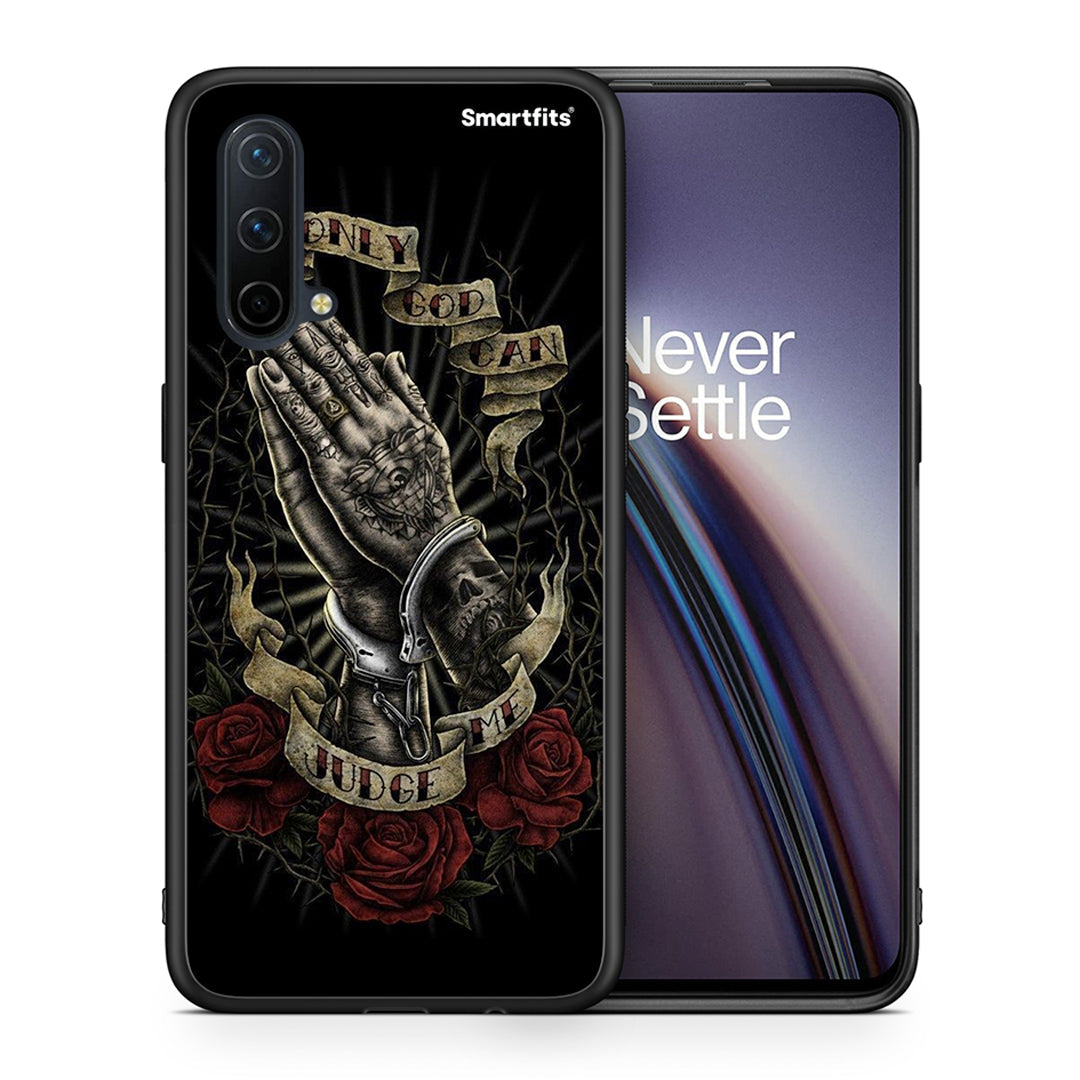 Θήκη OnePlus Nord CE 5G Judge By God από τη Smartfits με σχέδιο στο πίσω μέρος και μαύρο περίβλημα | OnePlus Nord CE 5G Judge By God case with colorful back and black bezels